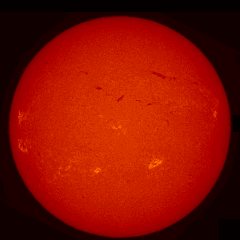 Image of Sun's chromosphere