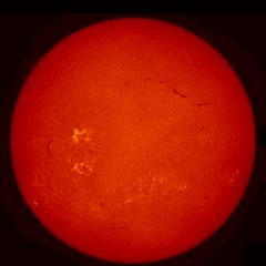 Image of Sun's chromosphere