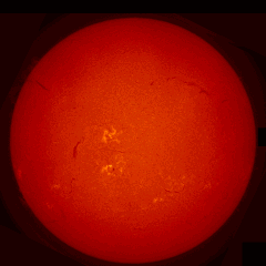 Image of Sun's chromosphere