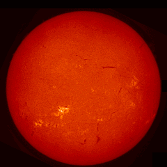 Image of Sun's chromosphere