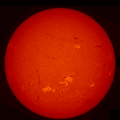 Image of Sun's chromosphere