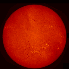 Image of Sun's chromosphere