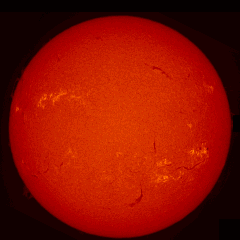 Image of Sun's chromosphere