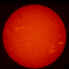 Image of Sun's chromosphere