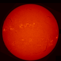 Image of Sun's chromosphere