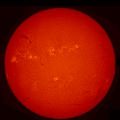 Image of Sun's chromosphere