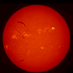 Image of Sun's chromosphere