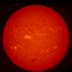 Image of Sun's chromosphere