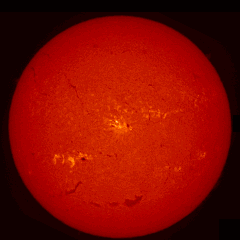 Image of Sun's chromosphere