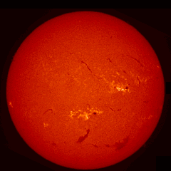 Image of Sun's chromosphere