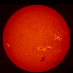 Image of Sun's chromosphere