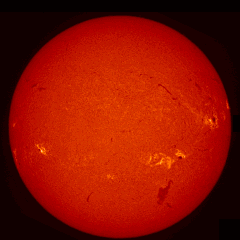 Image of Sun's chromosphere