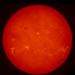 Image of Sun's chromosphere