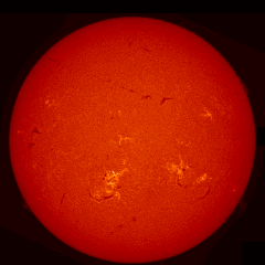 Image of Sun's chromosphere