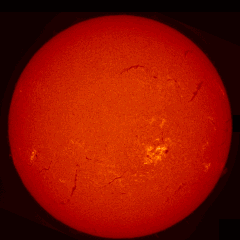 Image of Sun's chromosphere