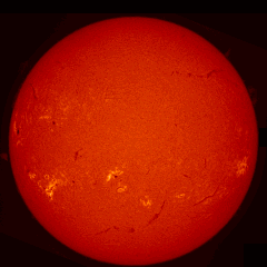 Image of Sun's chromosphere