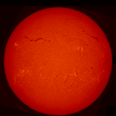 Image of Sun's chromosphere