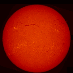 Image of Sun's chromosphere