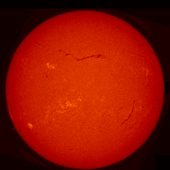 Image of Sun's chromosphere