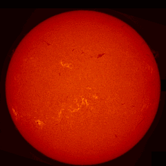 Image of Sun's chromosphere