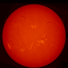 Image of Sun's chromosphere