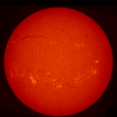 Image of Sun's chromosphere