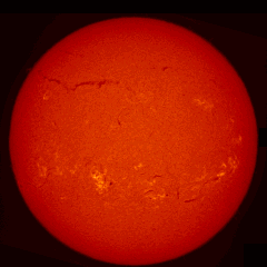 Image of Sun's chromosphere