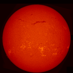 Image of Sun's chromosphere