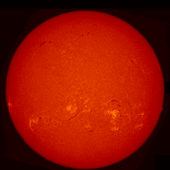 Image of Sun's chromosphere