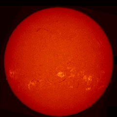 Image of Sun's chromosphere