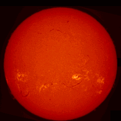 Image of Sun's chromosphere