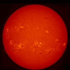 Image of Sun's chromosphere