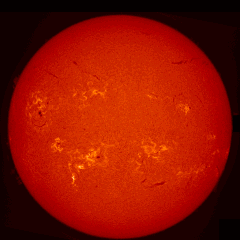 Image of Sun's chromosphere