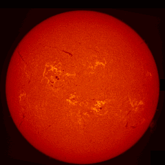 Image of Sun's chromosphere