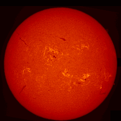 Image of Sun's chromosphere