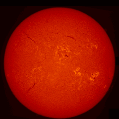 Image of Sun's chromosphere