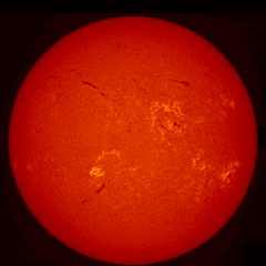 Image of Sun's chromosphere