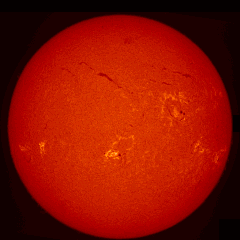 Image of Sun's chromosphere