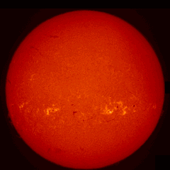 Image of Sun's chromosphere