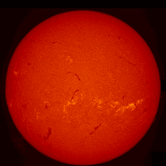 Image of Sun's chromosphere