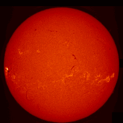 Image of Sun's chromosphere