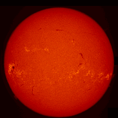 Image of Sun's chromosphere