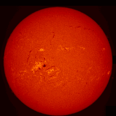 Image of Sun's chromosphere