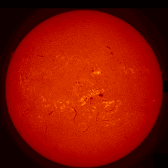 Image of Sun's chromosphere