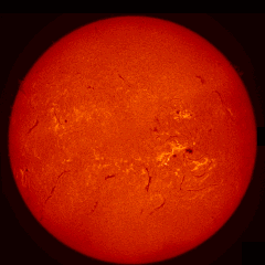 Image of Sun's chromosphere