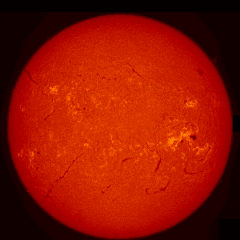 Image of Sun's chromosphere