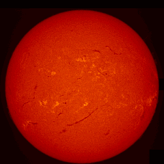 Image of Sun's chromosphere