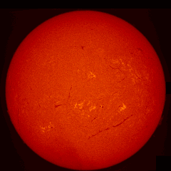 Image of Sun's chromosphere