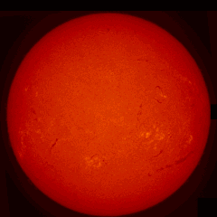 Image of Sun's chromosphere