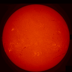 Image of Sun's chromosphere